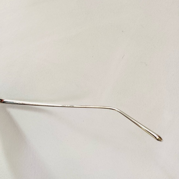 Linda Farrow Silver Mirror Aviator Sunglasses - Picture 6 of 7